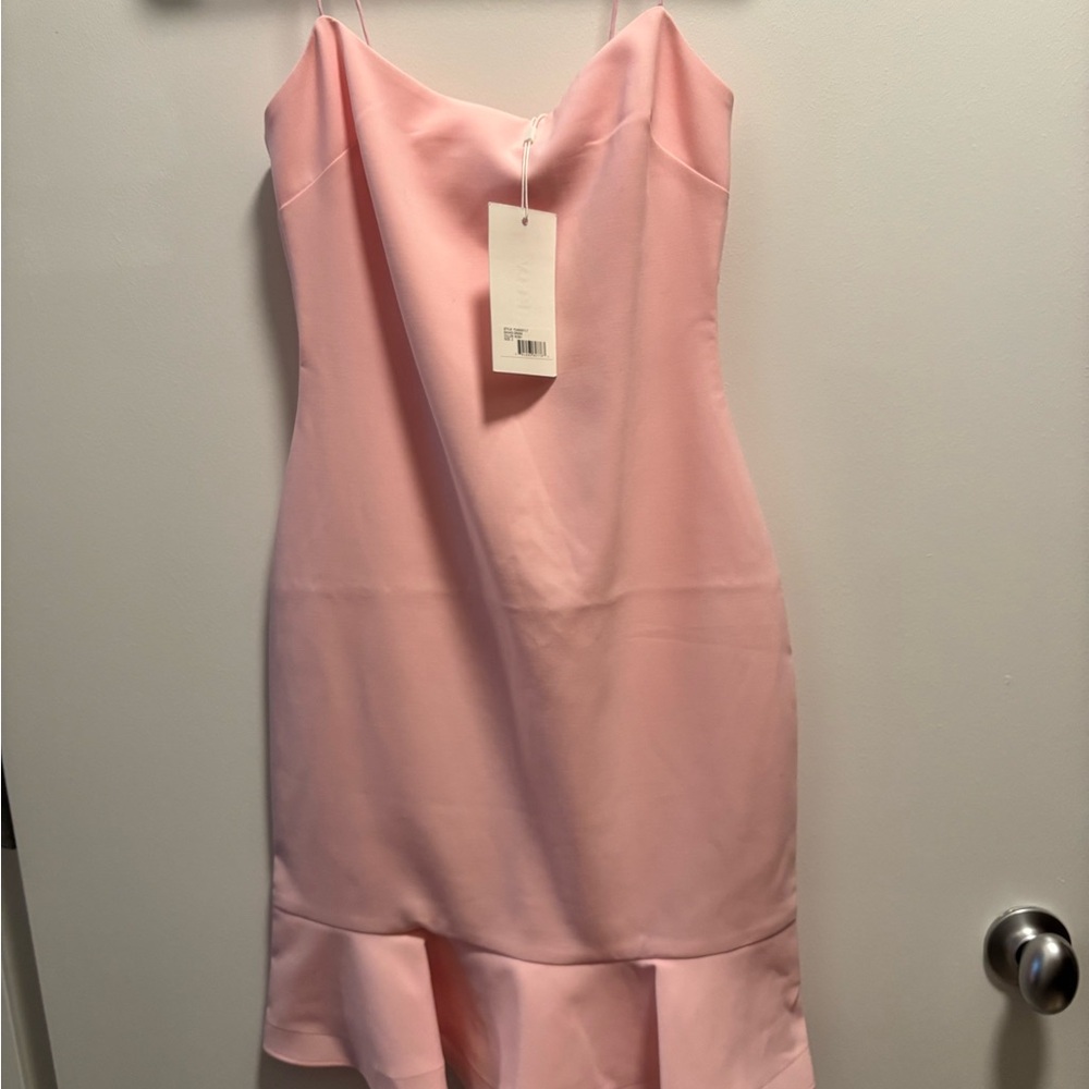 NWT LIKELY PINK DRESS SIZE 2 color LIGHT PINK (rosh) - Picture 3 of 8